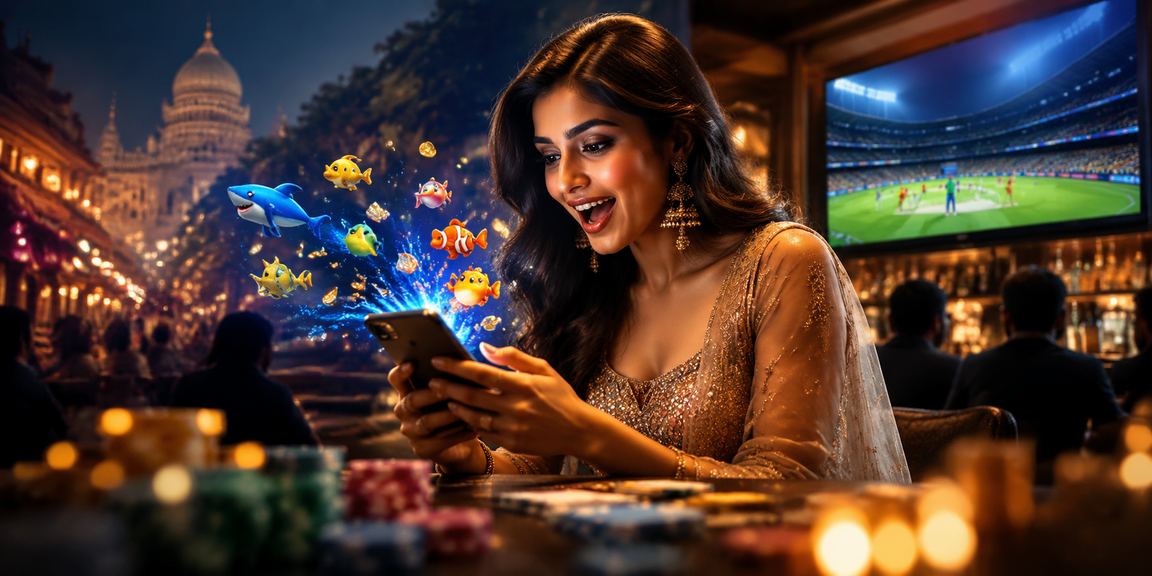 Crowd watching cricket with betting activity in India