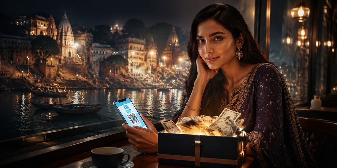 Indian mobile user placing sports bets seamlessly with billy777 app